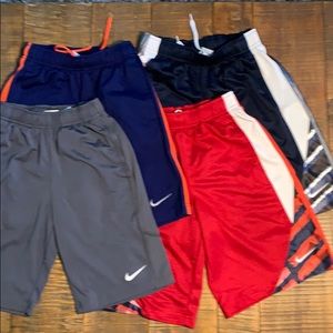 Nike Athletic Basketball Shorts Boys Lot